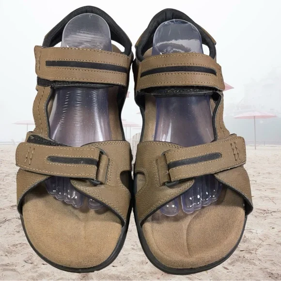 Dockers | Shoes | Dockers Mens Sz 2 Brown Sandals Adjustable  display picture 1
